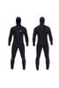 Yon Sub 7MM Front Zip One Piece Hooded Fullbody Wetsuit for Scuba Diving Surfing