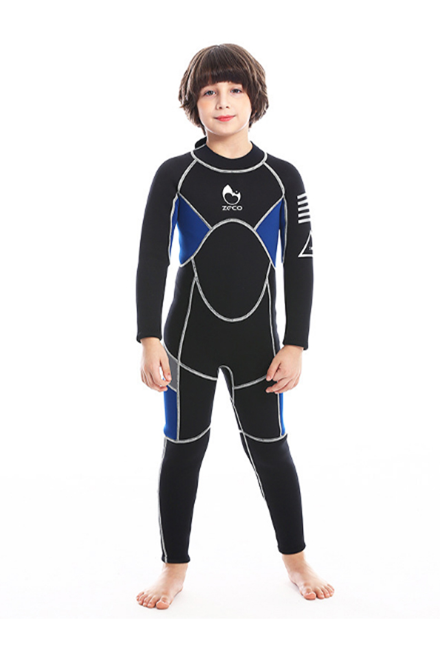 ZCCO 3MM Long Sleeve Full Wetsuit for Girls & Boys