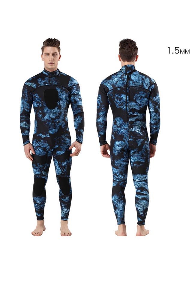 MYLEDI Men\'s 1.5mm Full Body Camo Wetsuit for Spearfishing