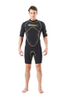 SLINX Men\'s 3mm Full Body Neoprene Diving Shorty Wetsuit