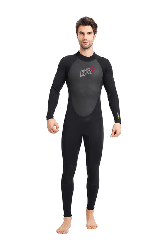 SLINX Men's 3/2mm CR Neoprene Full body Surfing&Diving Wetsuit 
