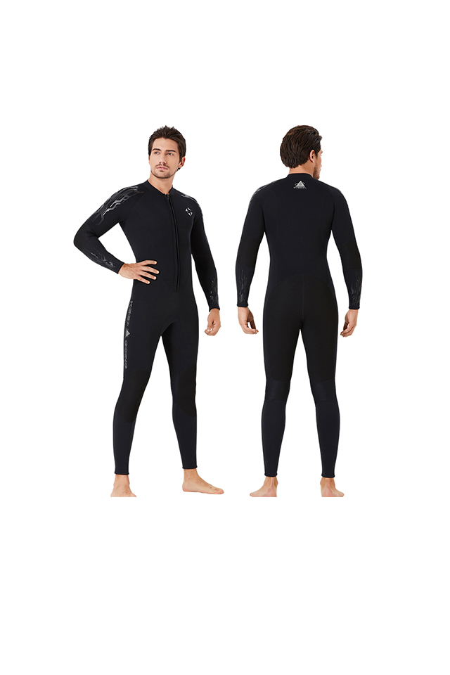 DIVE & SAIL Adults\' 3MM Long Sleeve Surfing & Snorkeling Wetsuit