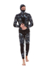 DIVESTAR 3mm Open Cell Lined Coral Camo Wetsuit