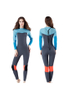MYLEDI 3mm Colorful Freediving Wetsuit for Women