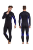 Sbart 3mm Front Zip Scuba Diving Wetsuit for Men Women