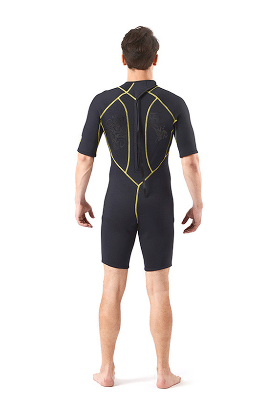 SLINX Men's 3mm Full Body Neoprene Diving Shorty Wetsuit