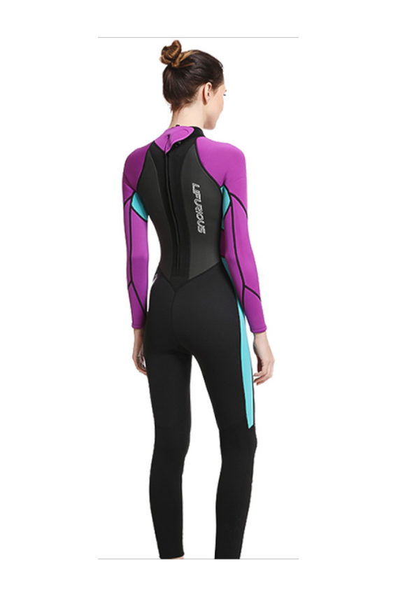  LIFURIOUS Women's 3MM Neoprene Long Sleeve Back Zip Full Body Wetsuit