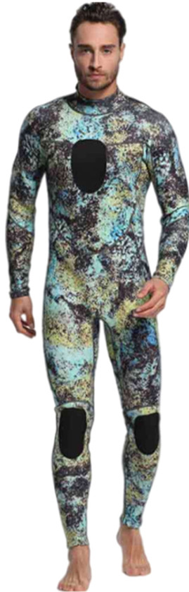 MYLEDI Men's 3mm Colorful Camo Wetsuit Spearfishing Suit