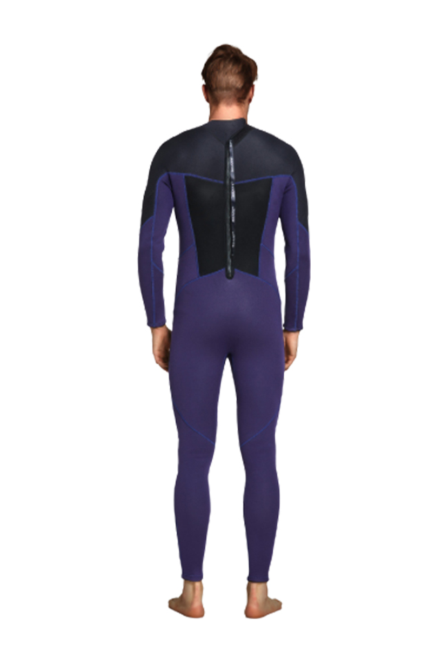 Sbart Men's 3MM Neoprene Back Zip Long Sleeve Wetsuit