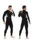 MYLEDI Men\'s Back Zip One-piece 3MM Long Sleeve Scuba Diving Wetsuit
