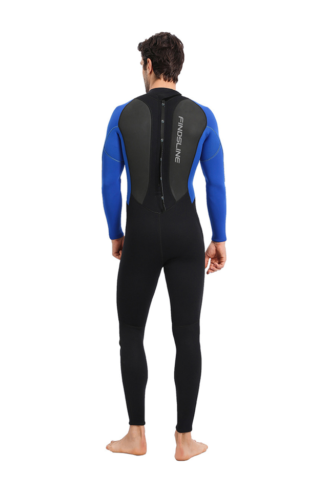 SLINX Men's 3/2mm CR Neoprene Full body Surfing&Diving Wetsuit 