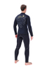 SLINX Men\'s 5MM Neoprene Front Zip Plus Size Warm Wetsuit Jacket