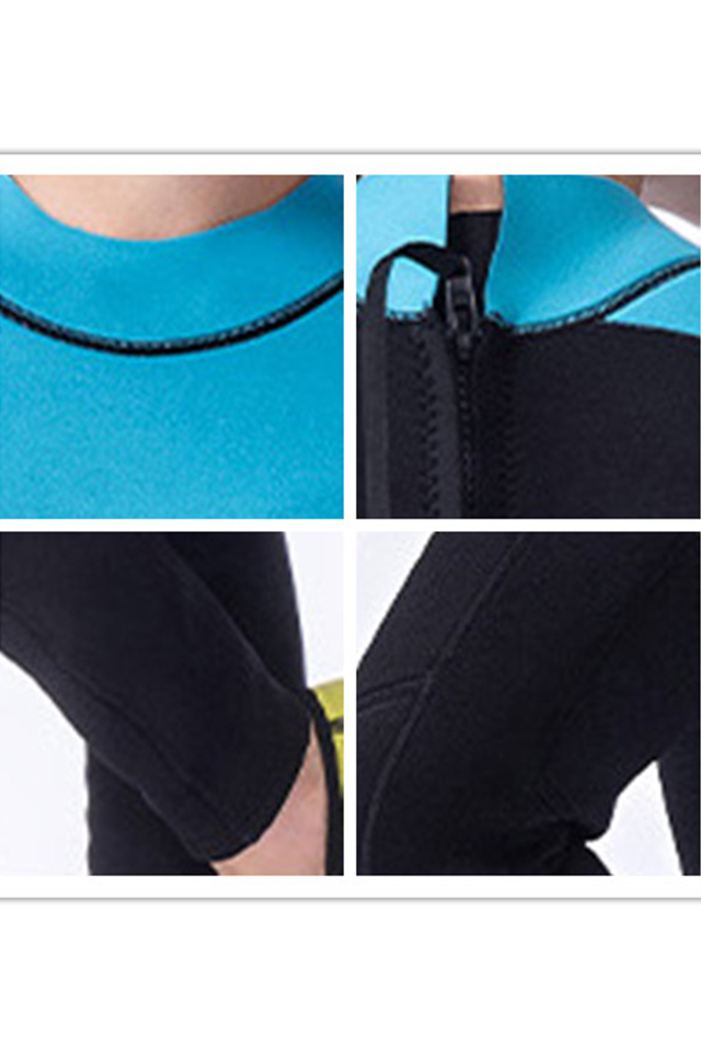 LIFURIOUS Women's 3mm Neoprene Back Zip Long Sleeve Warm Wetsuit