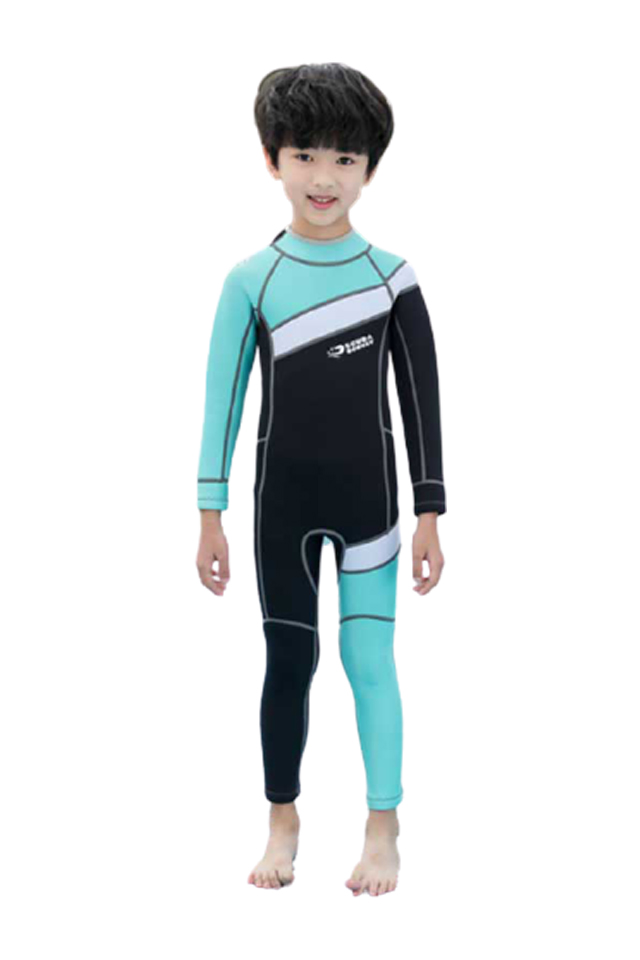 Childrens Full Length Wetsuit yellow/black age 3 to 4 years old Boy Girl CHILDS 