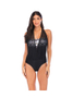 XC Mesh One Piece Coverage Backless Sexy Swimsuit for Women