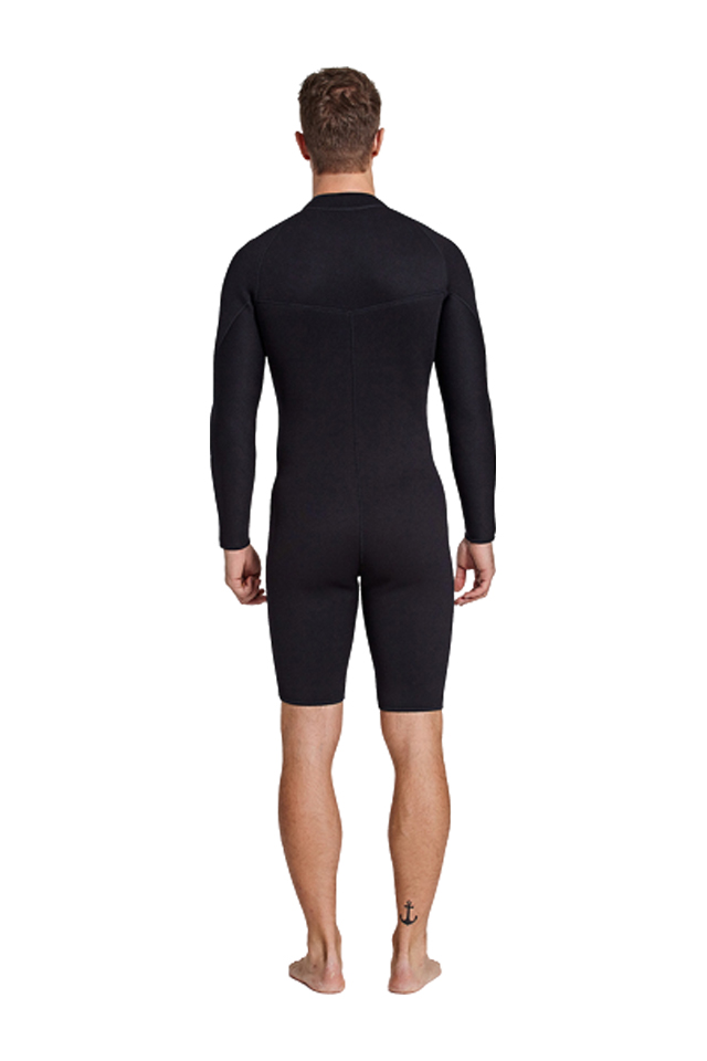 Sbart Men\'s 3MM Front Zip Long Sleeve Wetsuit