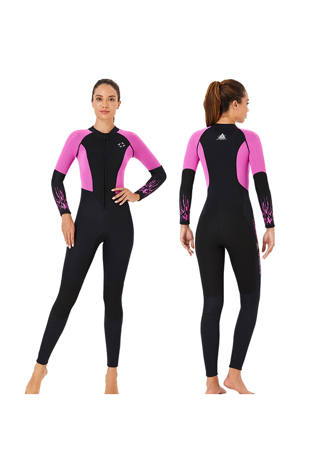DIVE & SAIL Adults' 3MM Long Sleeve Surfing & Snorkeling Wetsuit