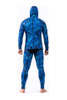 HISEA Men\'s 1.5mm 2 Piece Spearfishing Suit Camo Wetsuit with Hood