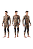 SLINX 2 Piece Lycra Reef Camo Dive Skin Suit for Mens