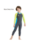 Dive & Sail One Piece Full Body Dive Skin Colorful Wetsuit for Childrens 