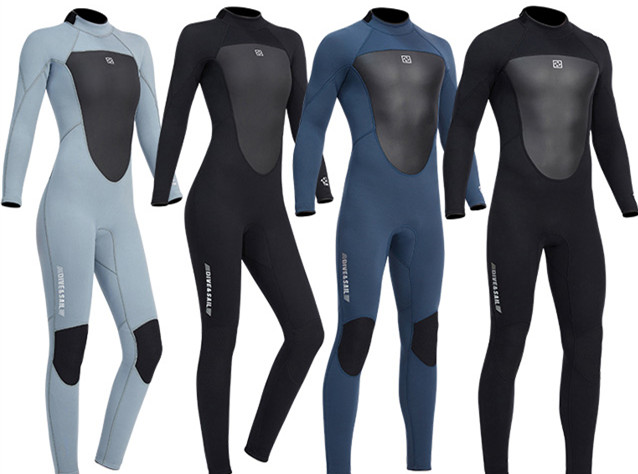 DIVE & SAIL 3mm Shark Skin Full Plus Size Wetsuit for Adults