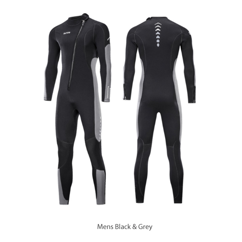 Zcco Adults 3mm Front Zip Full Body Plus Size Diving Wetsuit Free