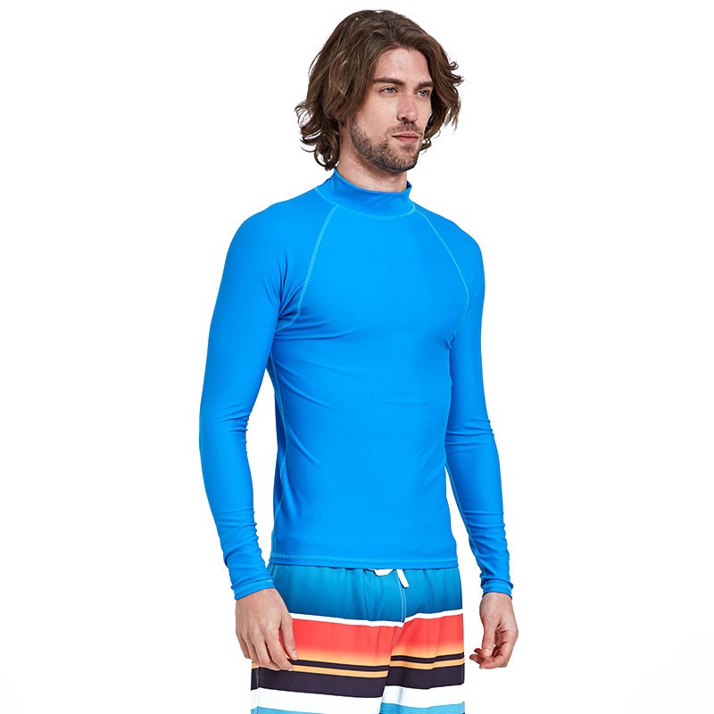 Men Surfing Long sleeve UV Protection (UPF50+)-Blue