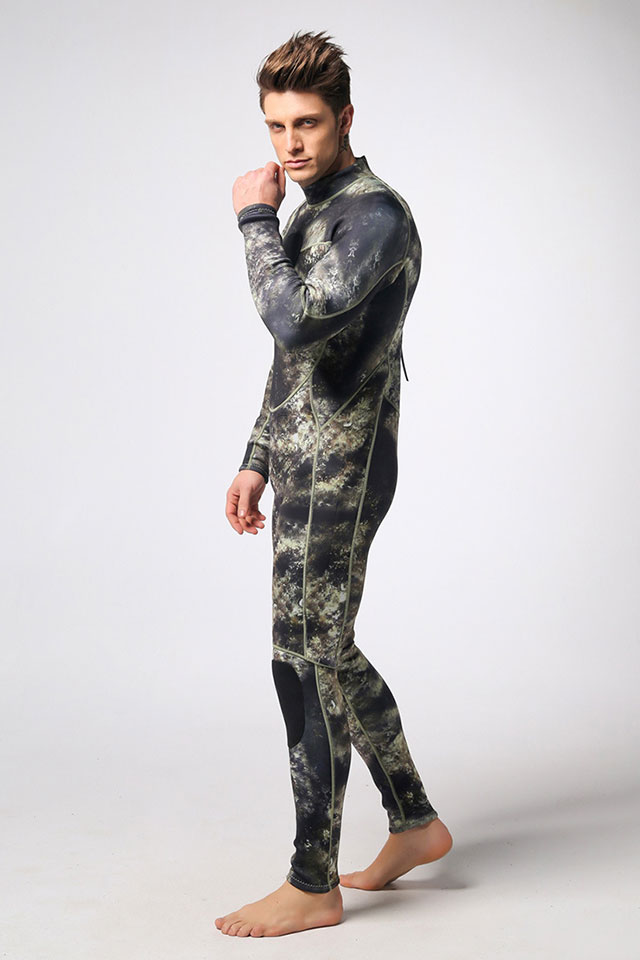 MYLEDI Men\'s 1.5mm Full Body Camo Wetsuit for Spearfishing