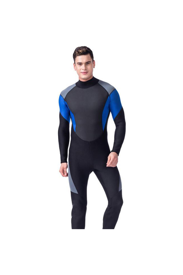 3mm Wetsuits Jacket Mens Long Sleeve Full Zipper Surfing Diving Top Swimwear 