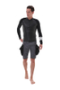 DIVESTAR Men\'s Smooth Skin Quick Dry Freediving&Surfing Wetsuit Jacket