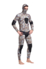 SBART Men\'s Two-Piece Hooded 5MM Camo Wetsuit for Spearfishing