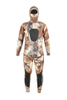 Pro Spearfishing Two Piece 5mm Diving Hooded Camo Wetsuit for Men