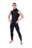 SLINX Men\'s/Women\'s 3MM Neoprene Sleeveless Warm Surfing Hood Wetsuit Vest