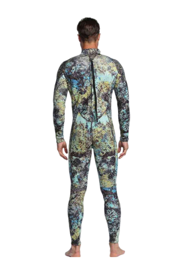 MYLEDI Men\'s 3mm Colorful Camo Wetsuit Spearfishing Suit