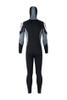 SCUBA DONKEY 3mm Front Zip Full Body Hooded Wetsuit