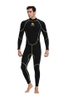 MYLEDI Men\'s 3mm Back Zip Wetsuit Full Free Diving Neoprene Suit