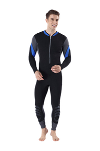 MYLEDI 3MM Mens Front Zip Full Diving Wetsuit