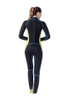 LIFURIOUS Women 3mm Neoprene Full Body Back Zip Long Sleeve Wetsuit
