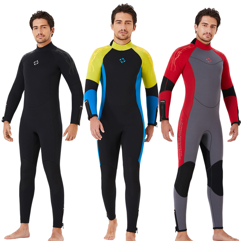 DIVE & SAIL 5MM Suede Lining Full Wetsuit for Men Women