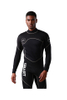 Sbart Males 3MM Neoprene Long Sleeve Back Zip Snorkeling Printed Wetsuit