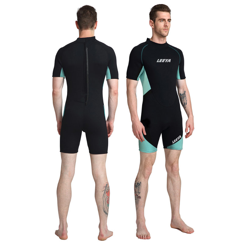 green layatone pluse size shorty wetsuit