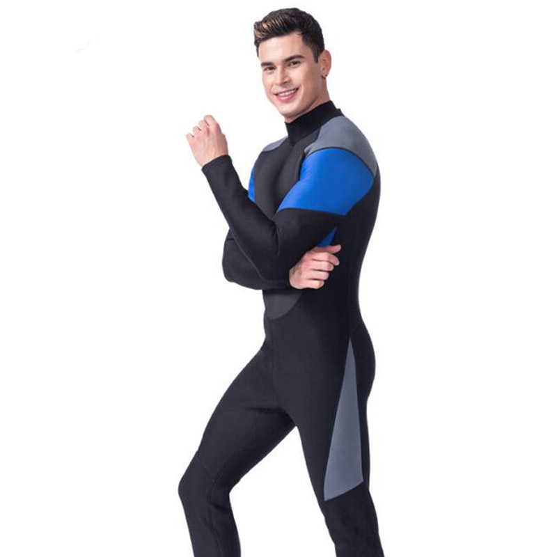 3mm Neoprene Full Body Wetsuits Long Sleeve Surfing Swimming Diving Swimsuits 