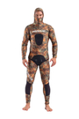 Hisea 3.5 mm Men Camo Diving suit YAMAMOTO SCR Neoprene Spearfishing Suit  warm With hat Hooded freediving Smooth shin Wetsuit