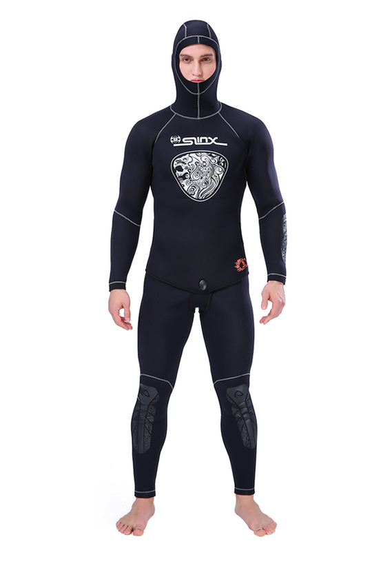 SLINX Mens 2-Piece 5MM Deep Diving Winter Wetsuit