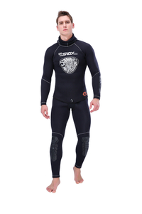 SLINX Mens 2-Piece 5MM Deep Diving Winter Wetsuit