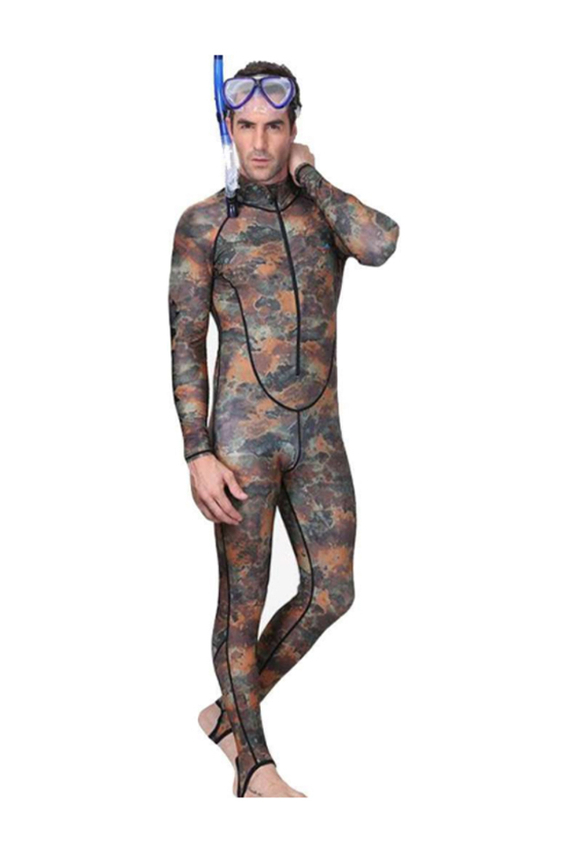 Buy AquaMonde Mens Spearfishing Camo Wetsuit 3mm online at