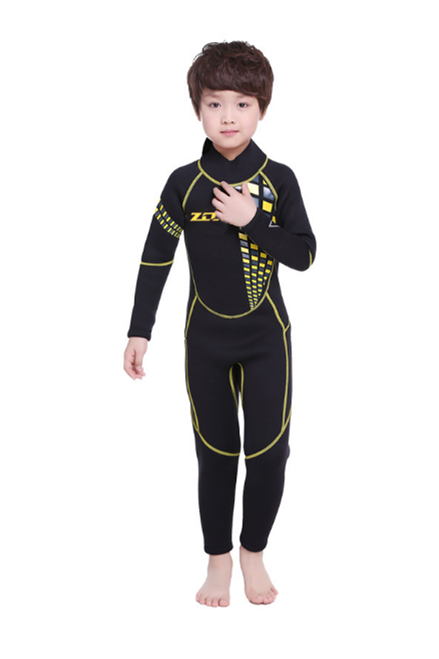 ZCCO 3MM Children\'s Long Sleeve Full Body Wetsuit