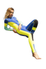 HISEA Ladies 3MM Full Length Colorful Freedive Wetsuit