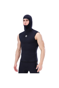 SLINX Men's/Women's 3MM Neoprene Sleeveless Warm Surfing Hood Wetsuit Vest