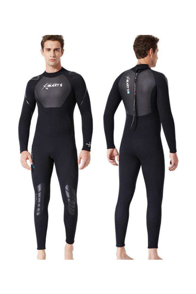 UV Protection DIVE & SAIL Wetsuit Men Women-Full Body Ultra Stretch Mens Womens Wetsuit with Back Zip-3mm Neoprene Scuba Diving Wetsuit to Keep Warm During Water Sports-SPF50 